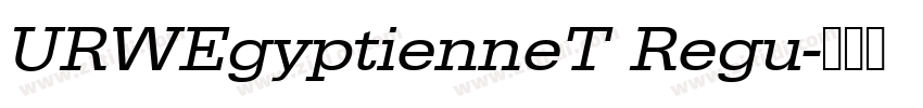 URWEgyptienneT Regu字体转换